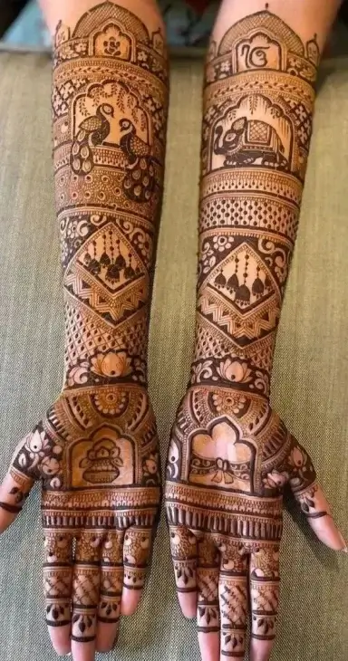 Figure-Art Bridal Mehndi Designs