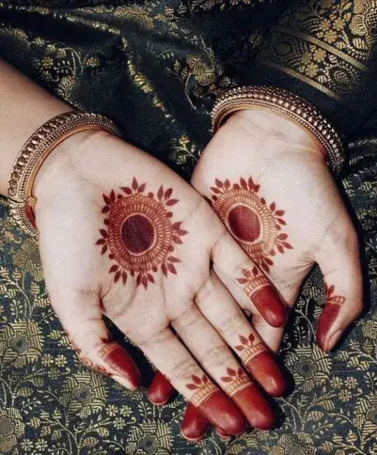 South Indian Traditional Easy Mehndi Designs