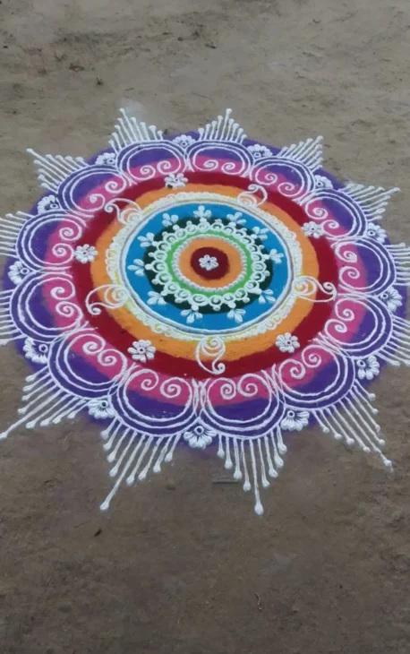 Another Simple Rangoli Design